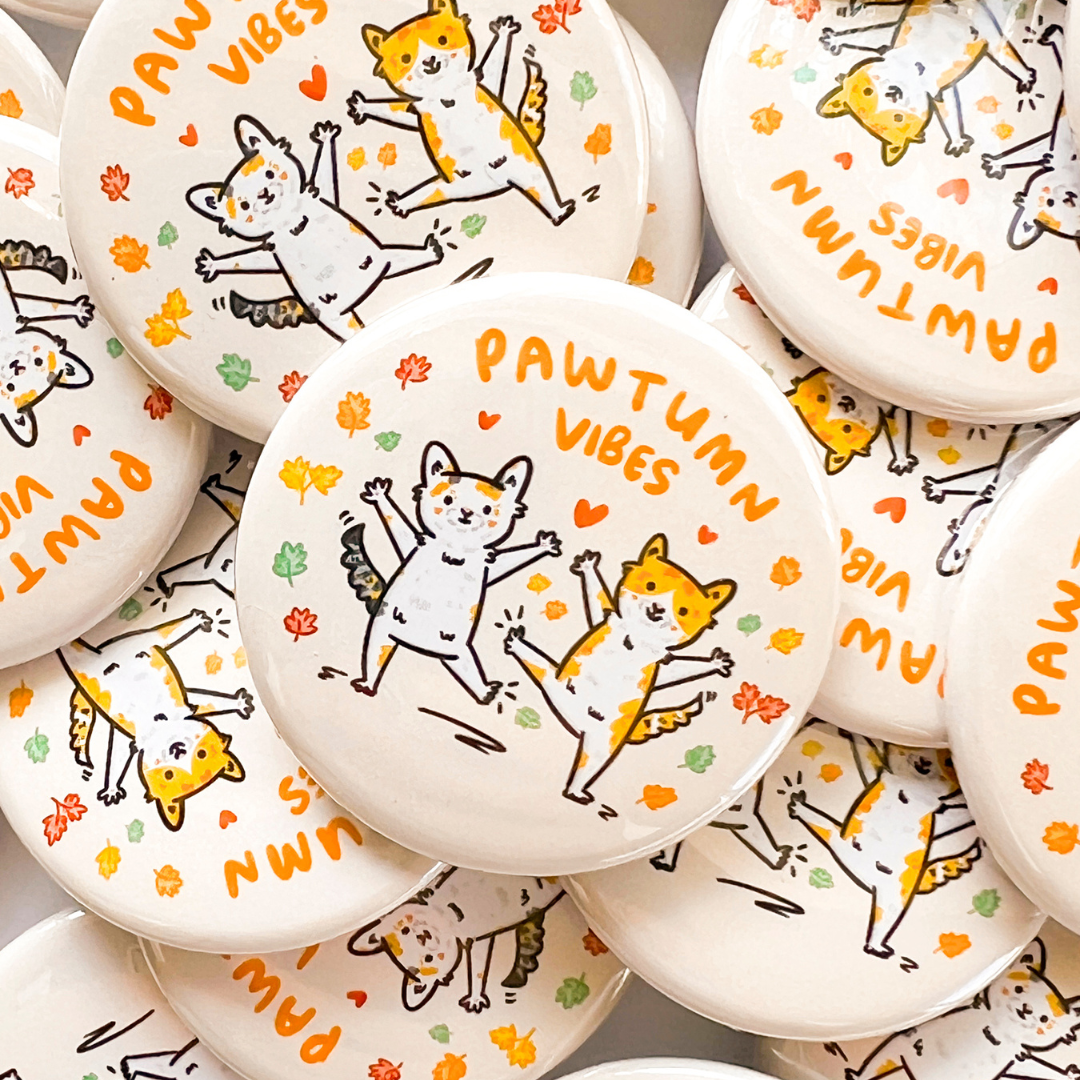 Pinback Button - Custom Illustrations
