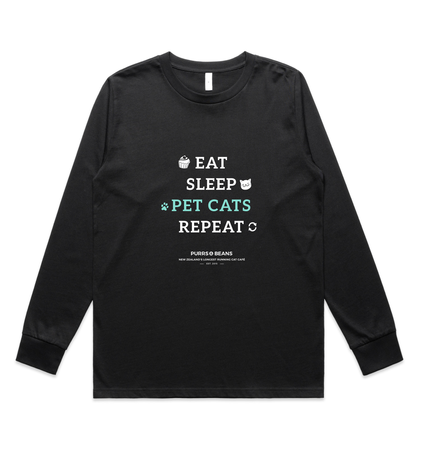 Eat, Sleep, Pet Cats, Repeat Tee