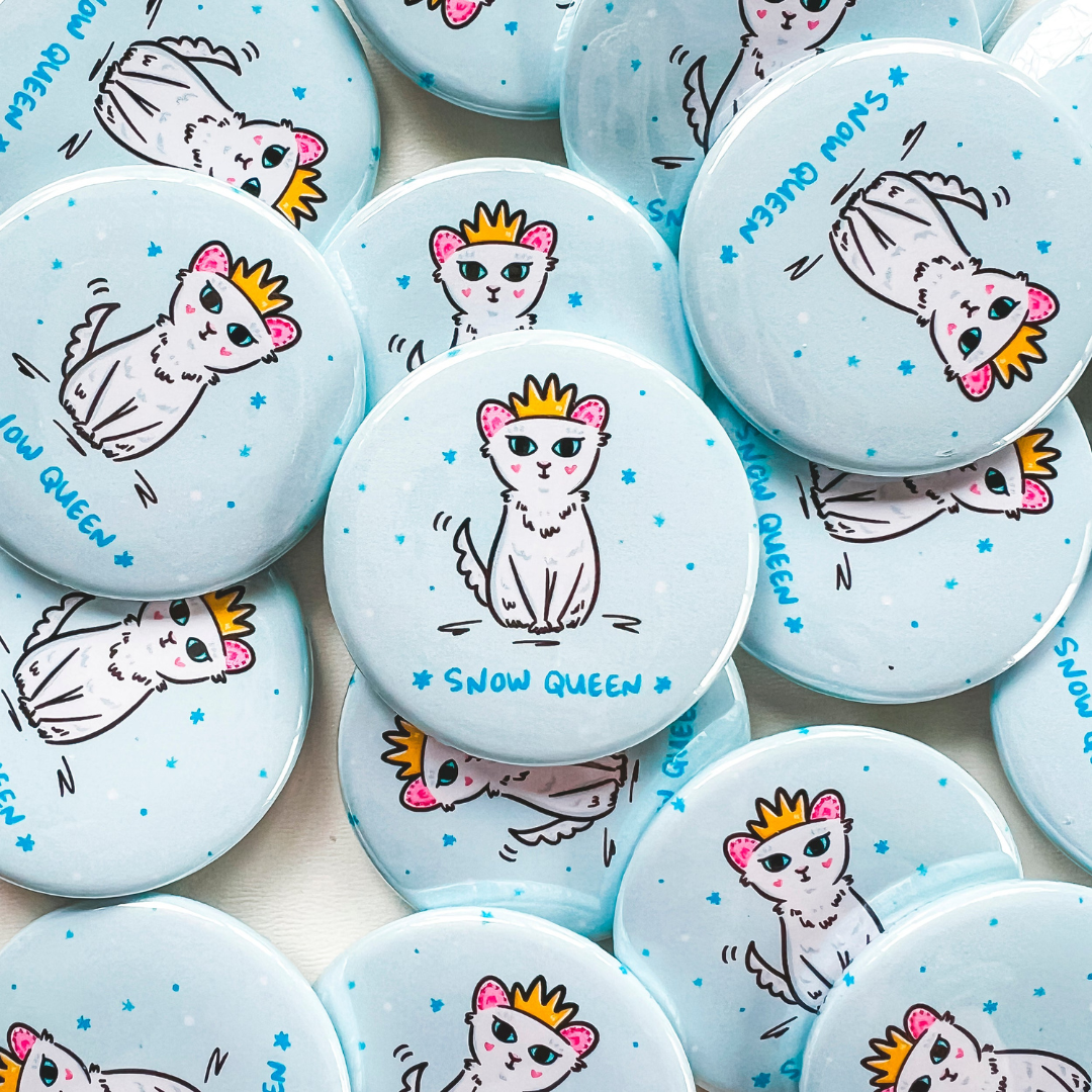 Pinback Button - Custom Illustrations